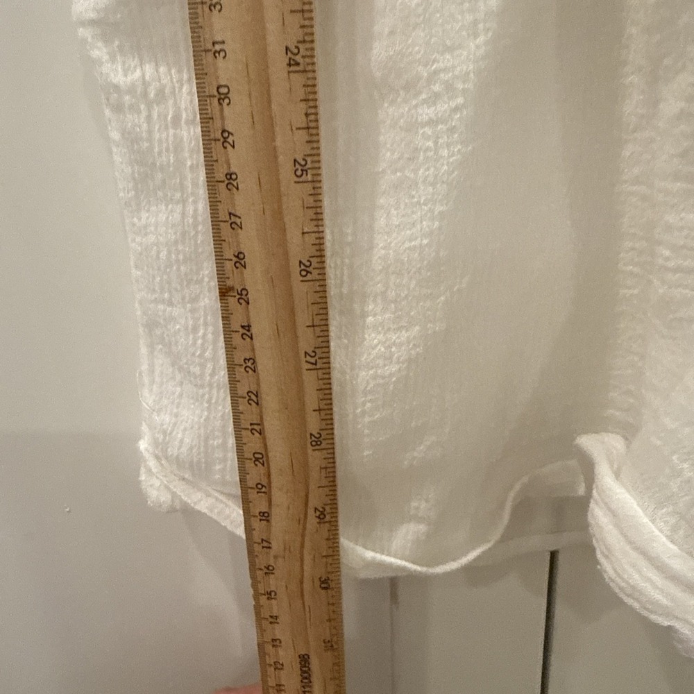 Albion Light Summer Gauze Fabric Jumpsuit With Wooden Buttons Size Small - Picture 7 of 13
